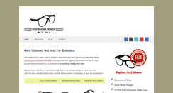 Desktop Screenshot of nerdglassesfashion.com